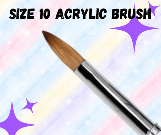 Size 10 Acrylic Brush